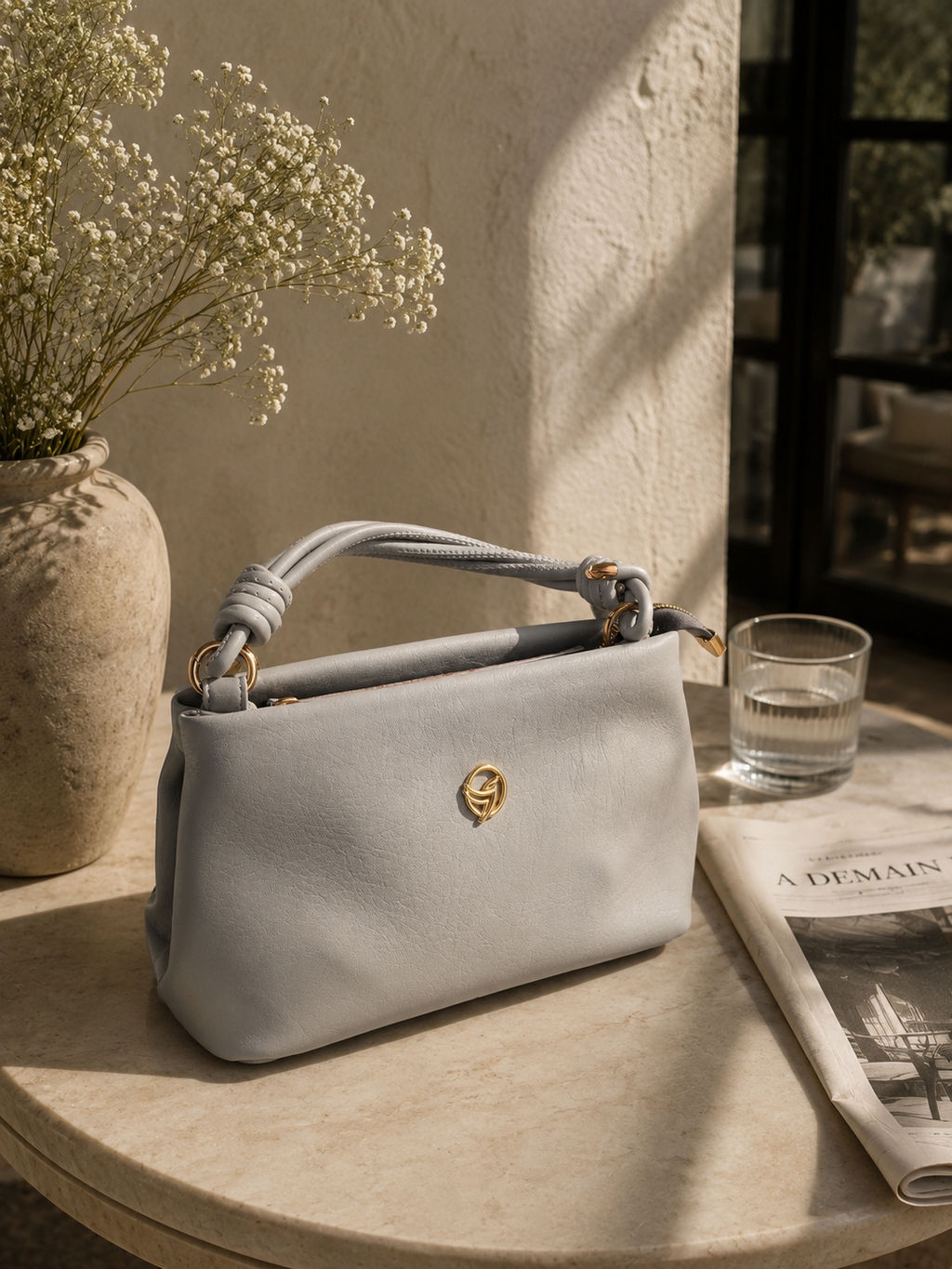 Perla Ice Grey Çanta
