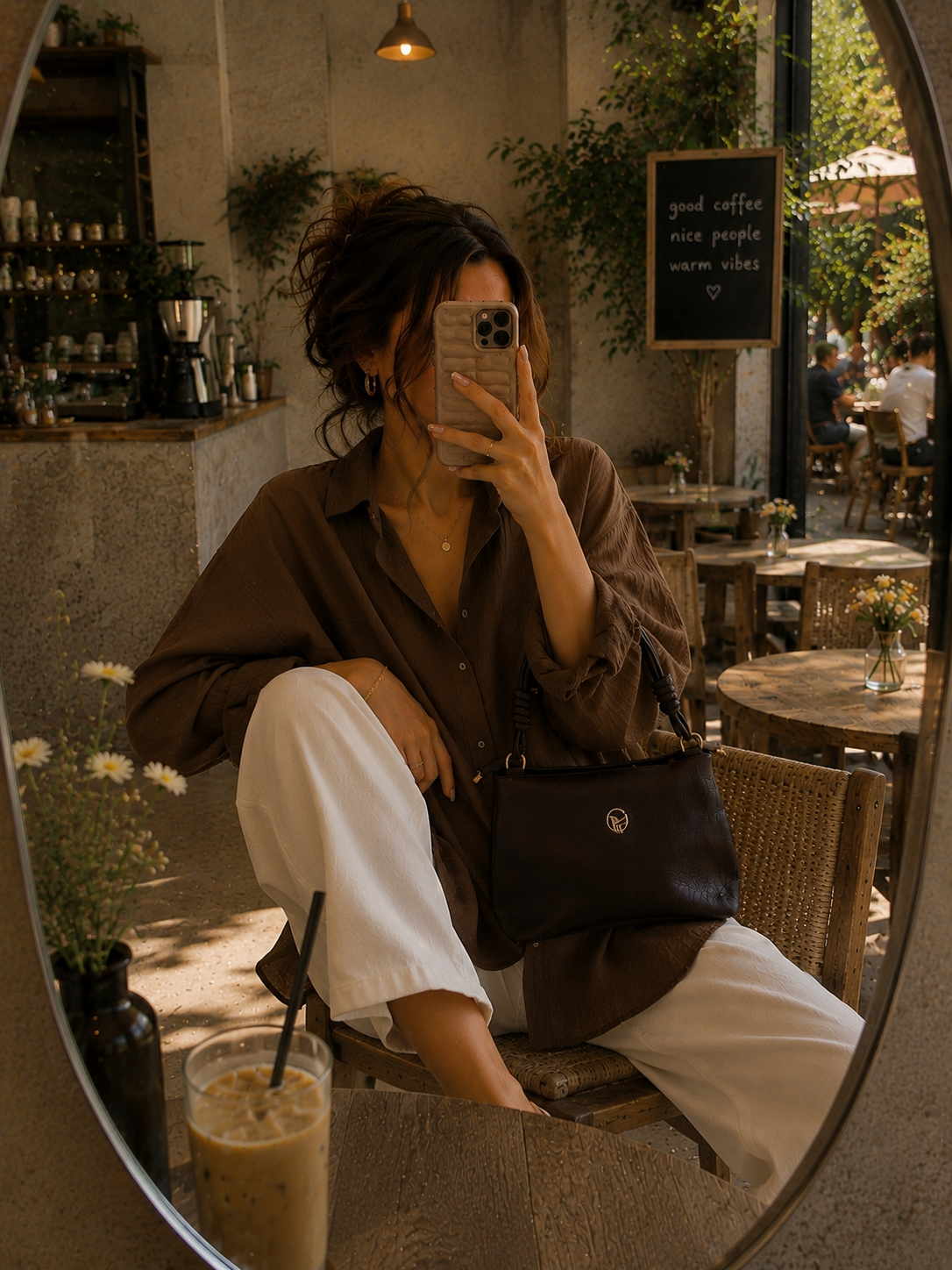 Perla Espresso Çanta