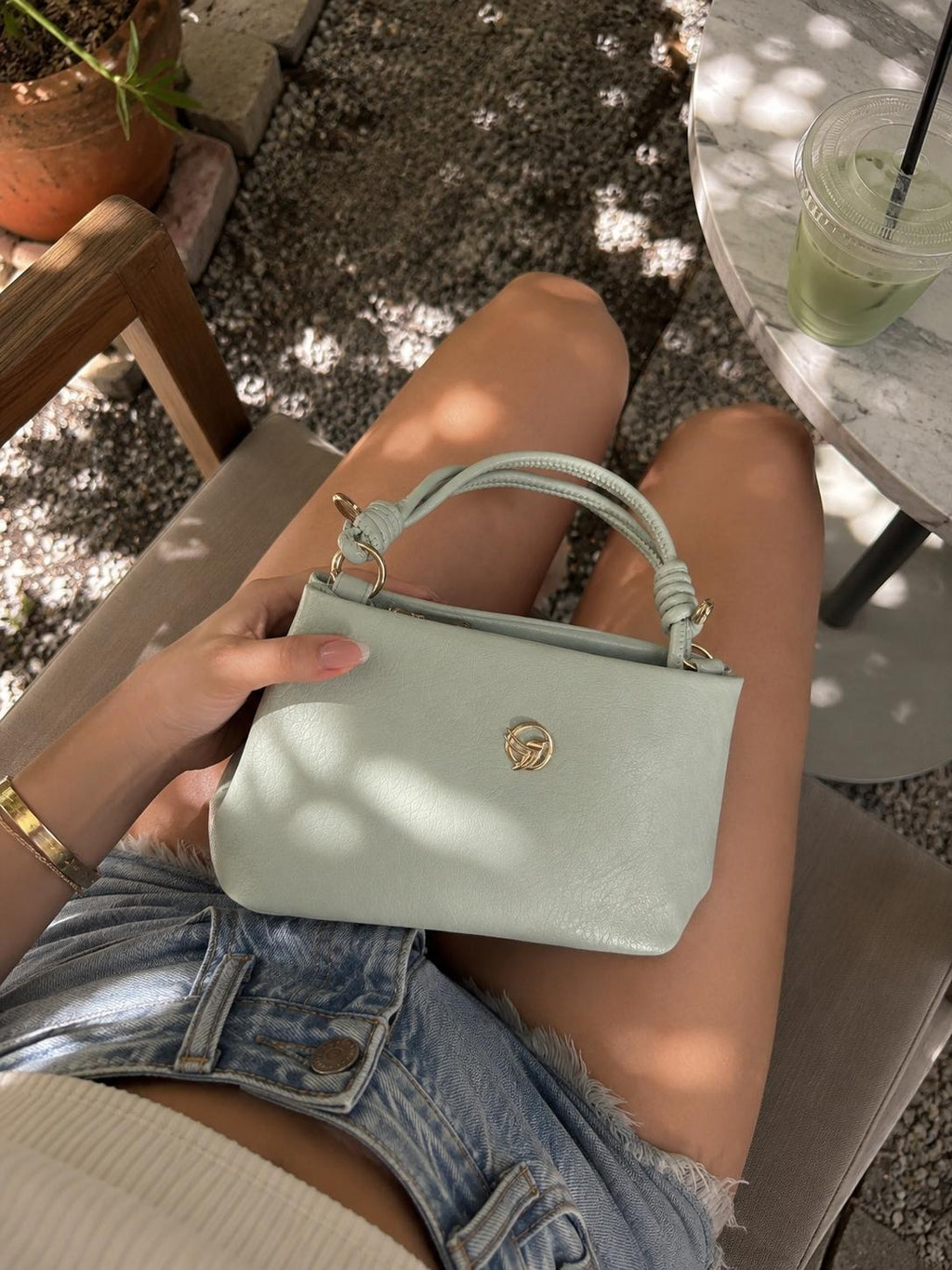 Perla Sage Mist Çanta
